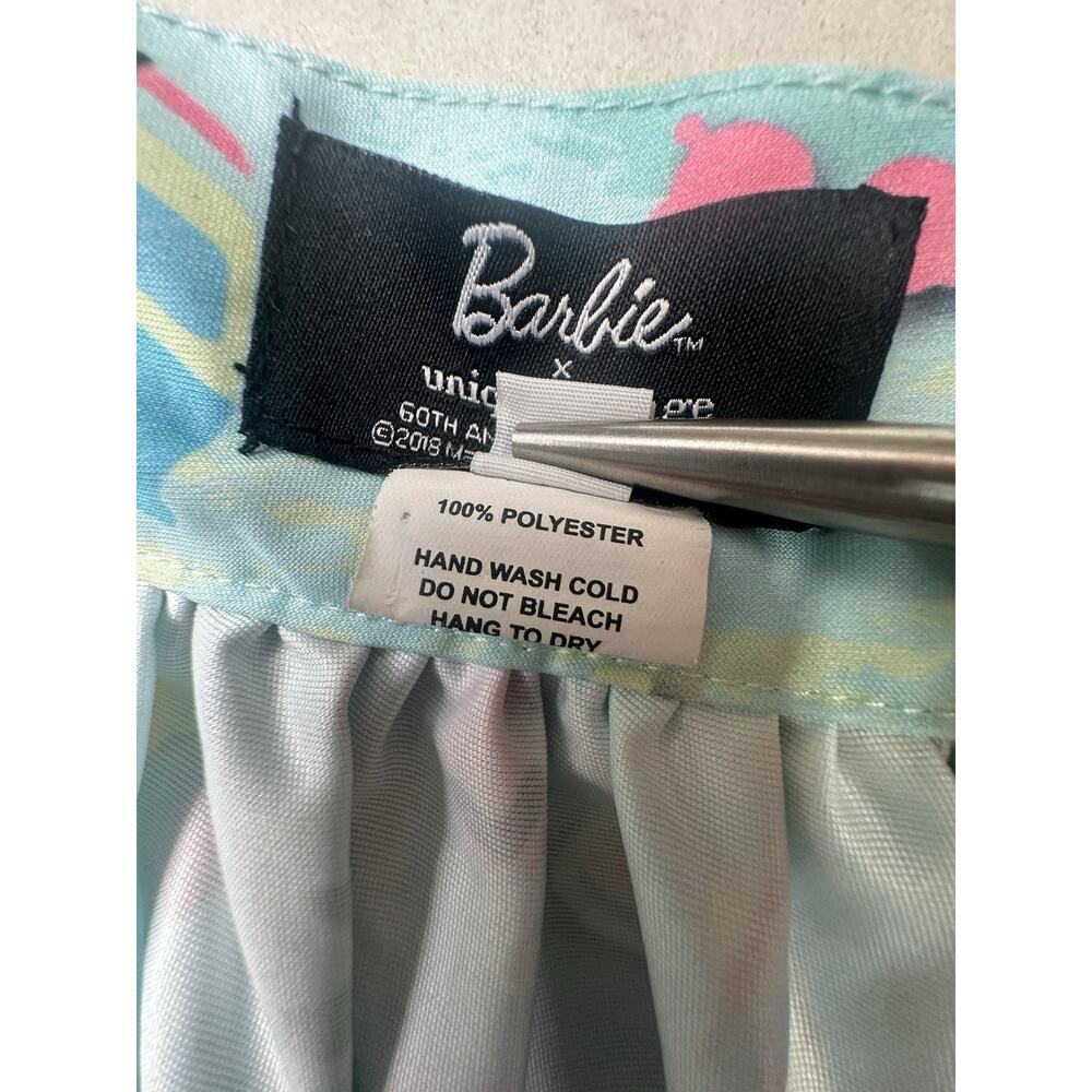 Unique Vintage Barbie Vacation Adventure Beach Print Women’s Skirt Size 1X/16 - Picture 9 of 12